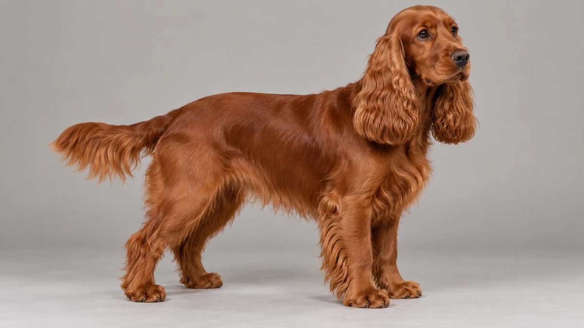 İngiliz Cocker köpek — kızıl (red) renk